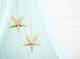 Paper star, 45cm, gold