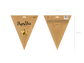 Paper star, 45cm, gold