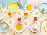 Party hats Yummy, mix, 16cm (1 pkt / 6 pc.)