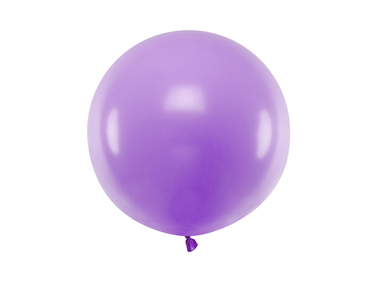 Round balloon 60 cm, Pastel Lavender Blue