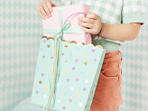 Gift bags Stars, mix, 22x23x8cm