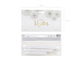 Decorative Rosettes, off-white (1 pkt / 3 pc.)