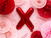 Foil Balloon Letter ''X'', 35cm, red