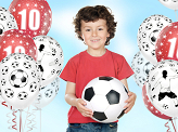 Balloons 30cm, Footballs, Pastel Pure White (1 pkt / 50 pc.)