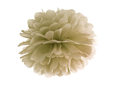 Tissue paper Pompom, gold, 35cm