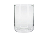 Glass tube for candles, 13x17cm