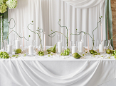 Glass tube for candles, 13x17cm