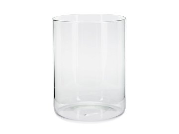 Glass tube for candles, 13x17cm