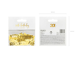 Metallic confetti, number 30, 15g