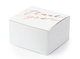 Boxes Thank you, white, 6x3.5x5.5cm (1 pkt / 10 pc.)
