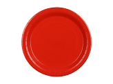 Paper Plates, red, 23 cm (1 pkt / 6 pc.)