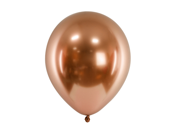 Glossy balloons 30 cm, copper (1 pkt / 50 pc.)