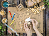 Wooden pegs, natural wood (1 pkt / 20 pc.)