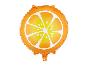 Foil balloon Orange, 35 cm, orange