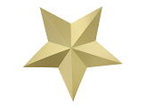 Decoration Stars, gold (1 pkt / 6 pc.)