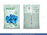 Eco Balloons 30cm metallic, light blue (1 pkt / 100 pc.)