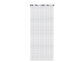 Party curtain - Stars, silver, 100x245cm