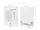 Party curtain - Stars, silver, 100x245cm