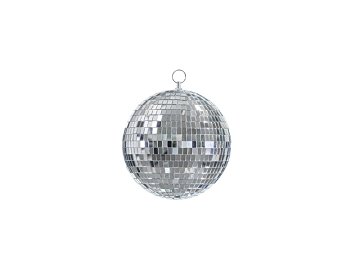 Disco mirror ball, silver, 20 cm