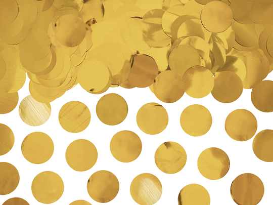 Confetti Circles, gold, 15g