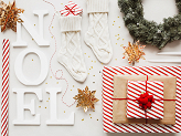 Hanging decoration Snowflakes, gold, 15-25cm (1 pkt / 6 pc.)