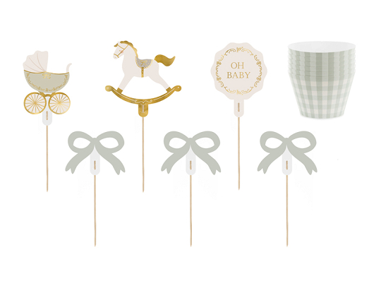 Muffin Set Oh Baby, mix (1 pkt / 6 pc.)