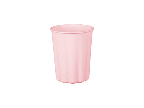 Plastic cups Frill, 220 ml, pink (1 pkt / 4 pc.)