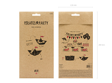 Paper decorations Pirates Party - Boats, 19x10x14cm (1 pkt / 6 pc.)