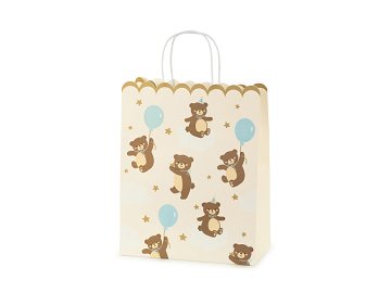 Gift bag Teddy bears, mix, 26x32.5x13 cm