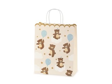 Gift bag Teddy bears, mix, 26x32.5x13 cm