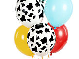 Balloons 30 cm, Farm, mix (1 pkt / 6 pc.)