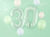 Foil Balloon Number ''3'', 72cm, green