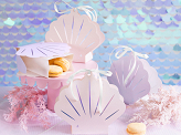 Boxes Seashell, mix, 16x17.5x5.5cm (1 pkt / 4 pc.)