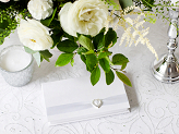 Printed Organza, white, 0.48 x 9m