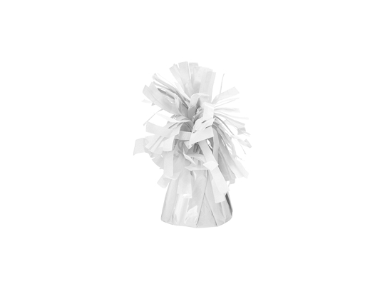 Foil balloon weight, white (1 pkt / 4 pc.)