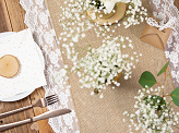Jute table runner, 0.28x5m