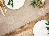 Jute table runner, 0.28x5m