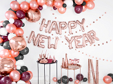 Party hats, rose gold, 16cm (1 pkt / 6 pc.)