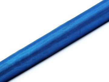 Organza Plain, dark turquoise, 0.36 x 9m (1 pc. / 9 lm)
