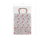 Gift bags Sweets and gingerbread, 26x32.5x12 cm, beige and light blue (1 pkt / 6 pc.)