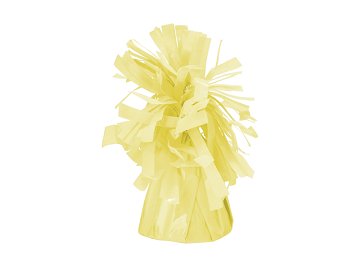 Foil balloon weight, light yellow (1 pkt / 4 pc.)
