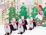 Standing foil balloon Christmas tree, 78x94cm, mix