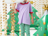 Standing foil balloon Christmas tree, 78x94cm, mix