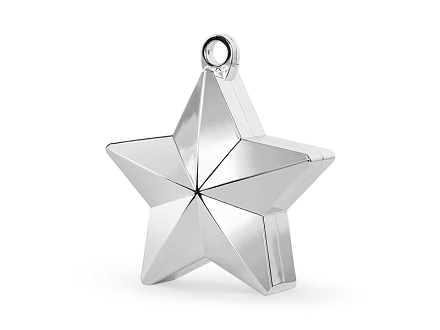 Balloon weight Star, silver