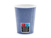 Cups Happy B'day!, granatowy, 220ml (1 pkt / 6 pc.)