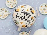Foil balloon Construction vehicles, 45 cm, mix