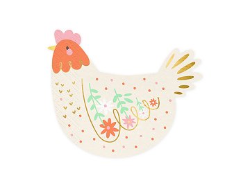 Napkins Hen, mix, 16x13 cm (1 pkt / 20 pc.)