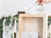 Wooden moneybox - Honeymoon fund, mix, 6x30x30 cm