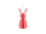 Paper decoration honeycomb Bunny, pink, 30 cm