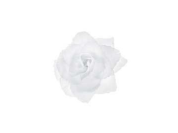 Roses, self-adhesive, white, 9cm (1 pkt / 24 pc.)